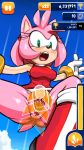 amy_rose anus ass beige_skin black_nose blue_background blush boots breasts cloud eyelashes falling female footwear fur gloves green_eyes headgear hedgehog high_res jewelry looking_down marthedog number open_mouth outside partially_nude pink_fur plain_background pointy_ears presenting pussy ring rodent sega shoes skin skirt sky solo sonic_(series) sonic_team spread_legs spreading teeth tongue trophy video_games wristband