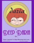 comic cover cover_page daria daria_morgendorffer deep_daria glasses karstens winking winking_at_viewer