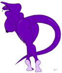  anthro arbok ass big_ass big_breasts breasts cobra fangs female forked_tongue full_body green_eyes hindpaw huge_breasts looking_at_viewer looking_back nintendo nipples nude paws pokemon pokemon_(anime) pokemon_(game) pokemon_(species) pokemorph reptile scalie sebrina_arbok smile snake soles solo thick_tail thick_thighs thighs ticklishways video_games zack_dragon zackdragon_(artist) zp92 