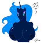 big_breasts blue_body breasts edit english_text equine female friendship_is_magic green_eyes horn horse huge_breasts hyper hyper_breasts my_little_pony nightmare_moon nipples pony text ticklishways unicorn upper_body zack_dragon zackdragon_(artist) zp92