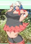  big_breasts blush breasts dawn pokemon ymbk 