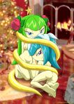 anal ass bbmbbf blue_eyes breasts christmas cosmo_the_seedrian cosmo_the_seedrian_(adult) female galaxina_the_seedrian green_hair hindpaw looking_back mobius_unleashed nude ornament palcomix party plant_girl purple_eyes pussy seawater_hair sega sonic_(series) sonic_the_hedgehog_(series) sonic_x