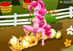 applejack applejack_(mlp) bbmbbf equestria_untamed friendship_is_magic my_little_pony palcomix pietro's_secret_club pinkie_pie pinkie_pie_(mlp)