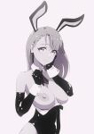 1girl 1girl 1girl animal_ears areola breasts bunny_ears bunny_girl bunnysuit clothing female_only flou high_resolution looking_at_viewer nipples