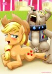 applejack applejack_(mlp) bbmbbf diamond_dog diamond_dog_(mlp) equestria_untamed friendship_is_magic my_little_pony palcomix