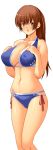 1girl big_breasts bikini breasts dead_or_alive g_kilo-byte kasumi kasumi_(doa) large_breasts saberfish simple_background solo swimsuit tecmo transparent_background