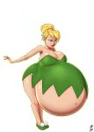 a0iisa aoiisa belly_bulge belly_expansion blonde_hair blue_eyes disney hyper_pregnancy peter_pan pointy_ears pregnant pregnant_belly pregnant_female tinker_bell