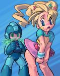 artist_request blonde_hair blue_eyes brother_and_sister capcom energy_tank green_eyes incest mega_man megaman megaman_(character) nintendo ribbon rockman rockman_(character) rockman_(classic) roll_(rockman)