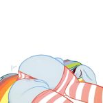 anus ass equine fim friendship_is_magic hot leggings looking_at_viewer mlp my_little_pony panties panties_aside pussy rainbow_dash solo terra-butt