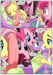 1boy 1girl 2_girls 2girls1boy bbmbbf comic equestria_untamed fluttershy fluttershy_(mlp) friendship_is_magic furry hasbro my_little_pony palcomix pinkie_pie pinkie_pie_(mlp) spike spike's_ultimate_fantasies_or_the_dragon_king's_harem spike_(mlp)