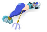  capcom highres hips masturbation mega_man mega_man_9 mermaid monster_girl navel polearm pussy pussy_juice rockman rockman_(classic) rockman_(original) rockman_9 spear splash_woman trident vagina weapon wide_hips 