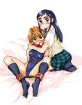  2girls ball_gag bdsm blush bondage bound futari_wa_precure gag misumi_nagisa multiple_girls precure rope school_uniform schoolgirl shibari swimsuit ungagged wedgie yukishiro_honoka yuri 