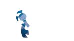 dancing gif jenny_wakeman my_life_as_a_teenage_robot robot smile transformation weapon xj-9