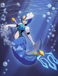  breasts mega_man mega_man_9 mermaid rockman rockman_9 splash_woman trident underwater weapon 