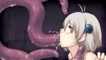 animated animated_gif character_request cum cum_in_mouth cum_out_nose deepthroat fellatio female gif oral rape rolleyes rolling_eyes source_request tentacle