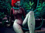 1girl 3d andreygovno animated batman:_arkham_city batman_(series) dc gif poison_ivy red_hair source_filmmaker tentacle vaginal