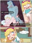  1boy 2_girls blonde_hair blue_eyes comic couple fingering fingering_pussy hspace moon_butterfly sex sex_from_behind star_butterfly star_vs_the_forces_of_evil toffee white_panties yellow_eyes 