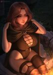 1girl big_breasts breasts brown_hair elden_ring female_focus female_only high_res luminyu mature mature_female melina_(elden_ring) patreon patreon_paid patreon_reward solo_female solo_focus video_game_character video_game_franchise