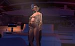 edi eva_core jeff_moreau mass_effect mass_effect_3 pregnant source_filmmaker