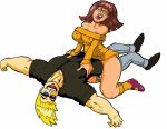 ahegao bottomless cowgirl_position johnny_bravo johnny_bravo_(character) scooby-doo tagme velma_dinkley