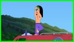 american_dad breasts closed_eyes hayley_smith nipples topless yoga yoga_pants