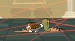  animated ass courtney_(tdi) crawling gif lasers top-down_bottom-up total_drama_island 