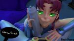 3d balls big_penis blender cum dc_comics erection foreskin futa_pov futanari futanari_on_female futanari_with_female penis pixel-perry pov precum raven_(dc) starfire teen_titans testicle text uncut