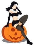 1girl big_breasts breasts cosplay drew_saturday female_only full_body halloween halloween_costume jack-o'-lantern milf nun pervyangel pumpkin solo solo_female the_secret_saturdays