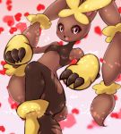 akycoo heart lopunny mega_evolution mega_lopunny mega_pokemon no_humans pantyhose pink_background pokemon pokemon_(game) pokemon_oras