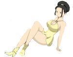  annoyed arm_support avatar:_the_last_airbender big_ass big_breasts breasts cartoon cleavage dress edit high_heels lying moshi_san nickelodeon non-nude png sitting toph_bei_fong transparent_background yellow_dress yellow_heels 