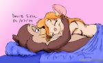 after_sex asthexiancal chip_'n_dale_rescue_rangers chip_(disney) cuddling david_siegl disney gadget_hackwrench