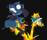 gen_4_pokemon pokemon quilava riolu tagme