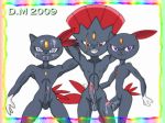  dark-moltres pokemon sneasel weavile 