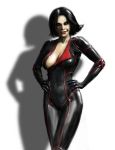 big_breasts black_hair bodysuit cleavage comic_book_character jakita_wagner non-nude planetary wildstorm