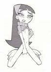  bottomless erect_nipples female_masturbation female_only fingering fingering_self flat_chested masturbation monochrome nipples small_breasts spread_legs the_fairly_oddparents trixie_tang union_of_the_snake 