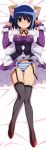  1girl breasts cameltoe dakimakura garter_belt kokubunji_koyori koyori_kokubunji lactation lingerie long_image nurse_witch_komugi nurse_witch_komugi-chan panties purple_skirt skirt solo striped striped_panties sugimura_tomokazu tall_image thighhighs underwear 