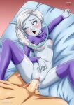 1boy 1girl breasts cus dragon_ball dragon_ball_super dragon_ball_z palcomix purple_legwear pussy sex tagme vaginal_penetration white_hair