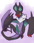 erect_penis furry keishinkae nintendo noivern pokemon video_games