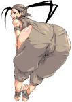 1girl 3rd_strike artist_request ass bent_over black_hair cameltoe capcom fat_mons hip_vent ibuki ibuki_(street_fighter) long_hair looking_back lowres ninja ponytail smile solo street_fighter street_fighter_iii street_fighter_iii:_3rd_strike streetfighter