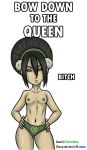  avatar:_the_last_airbender bad_quality mrsamson00_(artist) navel panties solo solo_female toph_bei_fong travis_green 