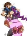  2girls ass bdsm bearhug between_breasts blush bondage bound bracelet breast_smother breasts brown_hair bun_cover capcom china_dress chinadress chinese_clothes chun-li closed_eyes double_bun double_buns dress hair jewelry keong large_breasts long_hair multiple_girls pantyhose purple_hair rose_(street_fighter) ryona saliva smother squeezing street_fighter street_fighter_alpha street_fighter_zero tears torn_clothes torn_pantyhose underboob wrestling 