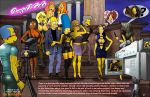 1girl aged_up american_dad asa_akira clothing connie_d'amico edna_krabappel family_guy francine_smith helen_lovejoy high_heels homer_simpson huge_breasts human lois_griffin manjula_nahasapeemapetilon marge_simpson milhouse_van_houten monocone shaved_pussy stockings the_simpsons