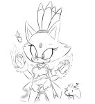 blaze_the_cat blush breasts female hearlesssoul heart male sega silver_the_hedgehog sonic_(series) wardrobe_malfunction