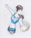 1girl nintendo wii wii_fit wii_fit_trainer