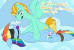  friendship_is_magic lightning_dust my_little_pony rainbow_dash tiarawhy 