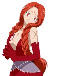 1girl big_breasts breasts fairy_tail flare_corona long_hair red_eyes red_hair solo