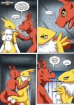 anal digihentai digimon fox_girl furry guilmon guilmon’s_birthday_surprise lizard_boy palcomix palcomix renamon