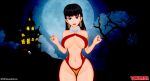  ass ass_focus big_ass big_breasts brea halloween halloween_costume milf thick_thighs vampirella 