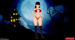  ass ass_focus big_ass big_breasts brea halloween halloween_costume milf thick_thighs vampirella 