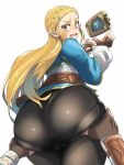  1girl ass ass_cheeks ass_cleavage ass_crack ass_focus ass_grab ass_heavy ass_hold ass_support ass_up ass_worship bbw big_ass black_legwear black_tights blonde_hair blush bottom_heavy breath_of_the_wild bubble_ass bubble_butt butt_crack butt_grab cameltoe clothed clothed_female curvy curvy_female curvy_hips dat_ass deep_skin demigoddess duplicate embarrassed fat_ass female_focus female_only from_behind grabbing grabbing_ass groping groping_ass huge_ass human human_only hylian large_ass link link_(breath_of_the_wild) long_hair looking_back massive_ass nintendo nuezou pawg perfect_ass plump_ass princess princess_zelda round_ass round_butt royalty sexy sexy_ass sexy_body solo_female solo_focus surprised surprised_expression the_legend_of_zelda thick thick_ass thick_thighs thighs tight_clothing venus_body video_game_character video_game_franchise voluptuous zelda_(breath_of_the_wild) 